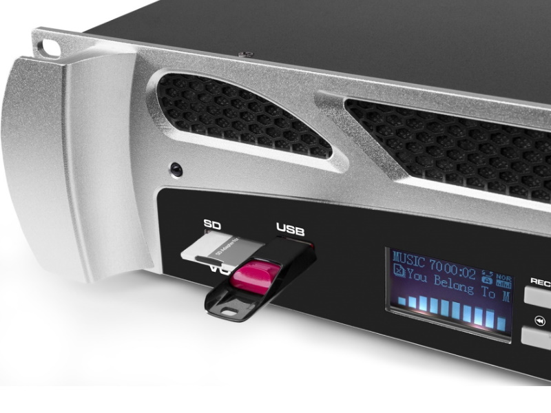 Vonyx VPA1000 PA Amplificador PA 2 x 500W MP3, Bluetooth, USB